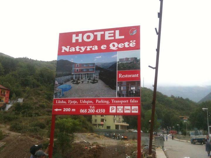 Hotel Natyra E Qete Peshkopi Exteriör bild